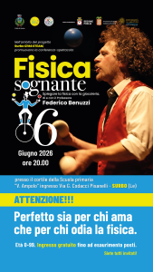Sabato 6 giugno la "Fisica Sognante" di Benuzzi arriva Surbo per avvicinare i giovani alle discipline Steam - Corriere Salentino