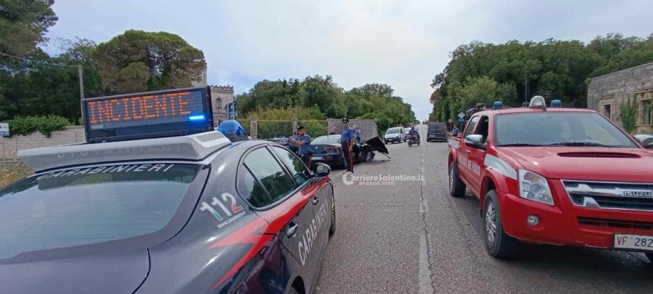 Quattro feriti in uno scontro tra due auto, il più grave portato in ospedale in codice rosso - Corriere Salentino