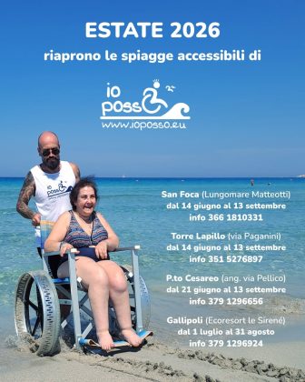 Al via domani la dodicesima estate accessibile di Io Posso, anche quest'anno in 4 spiagge del Salento - Corriere Salentino