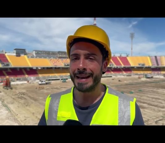 Stadio Via del Mare, il vicesindaco di Lecce Roberto Giordano Anguilla: “entriamo nel vivo, countdown per l’inizio del campionato”