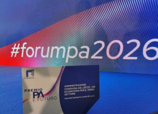 ASL Lecce premiata al ForumPA – Premio “PA e Futuro” 2026 per l’ecosistema di amministrazione condivisa con il Terzo Settore