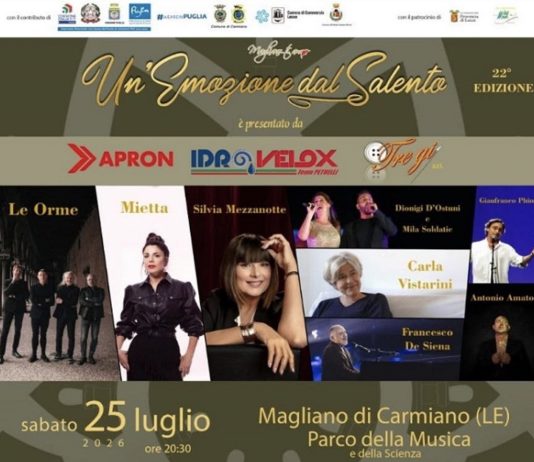 A Carmiano Emozione dal Salento alla sua ventiduesima edizione