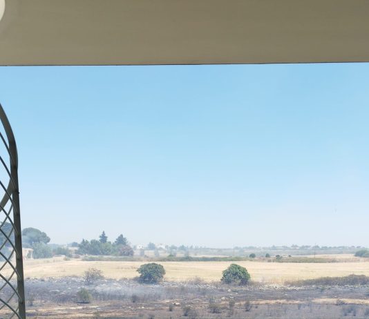 “Levante Village”: paura tra in condomini per un rogo in campagna, residenti spengono le fiamme