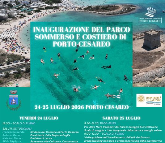Inaugurazione del parco sommerso e costiero di Porto Cesareo: appuntamento il 24 luglio