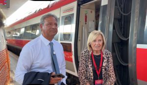 Da Napoli al Salento più veloci: parte il primo Frecciarossa diretto, Poli Bortone: "Dai trasporti nasce lo sviluppo del sud" - Corriere Salentino