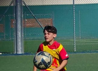Il piccolo attaccante corsanese Marco Bisanti veste i colori giallorossi