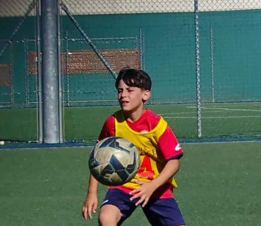 Il piccolo attaccante corsanese Marco Bisanti veste i colori giallorossi