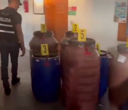 Blitz nel capannone della droga: sequestrati 119 chili di marijuana, tre arresti