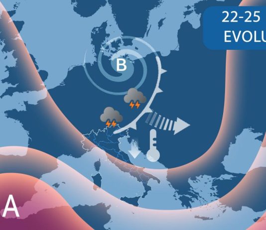 3BMETEO.COM: “Stop al grande caldo, arrivano venti più freschi e forti temporali”