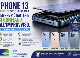 iPhone 13, 13 mini, 13 Pro e 13 Pro Max: sempre più batterie si gonfiano all’improvviso. Un fenomeno da non sottovalutare