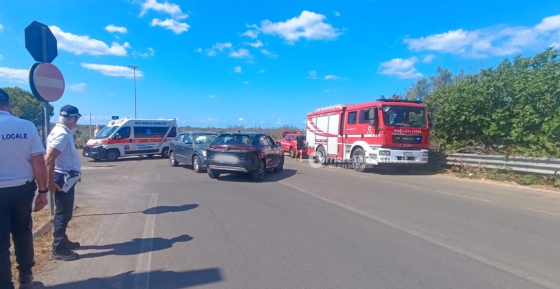 Scontro tra auto sulla via del mare, tra i feriti anche bambini - Corriere Salentino