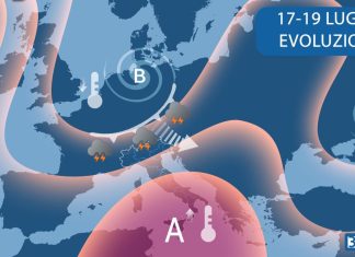 3BMETEO.COM: “verso l’apice del grande caldo, ma dal weekend arrivano venti da Nord e qualche forte temporale”