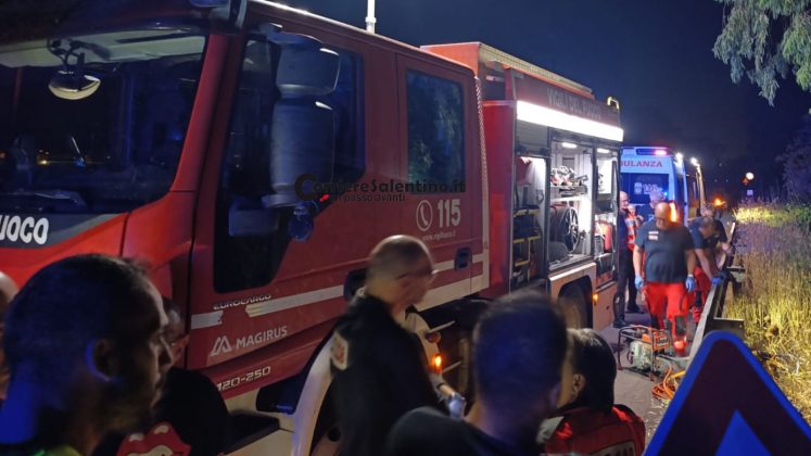 Tragedia sulla strada: perde il controllo dell'auto e finisce nella scarpata, muore un uomo - Corriere Salentino