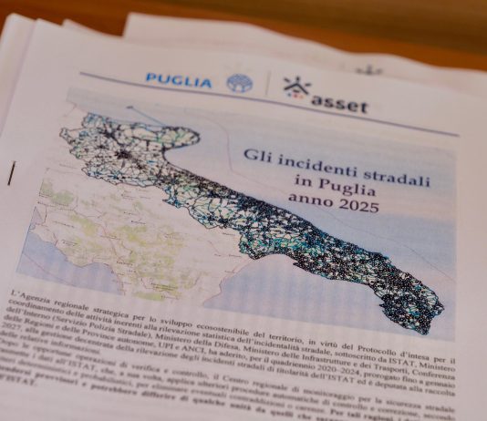 Incidenti stradali in Puglia: nel 2025 le vittime diminuiscono del 21,2%