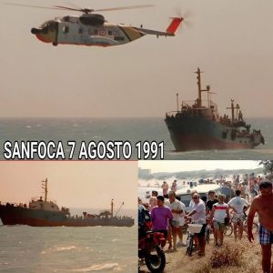 Trentacinque anni dallo sbarco di San Foca: le immagini di Montinari raccontano l’inizio di una nuova era dell’immigrazione - Corriere Salentino