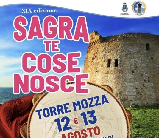 Torna la Sagra te Cose Nosce il 12 e 13 Agosto a Torre Mozza