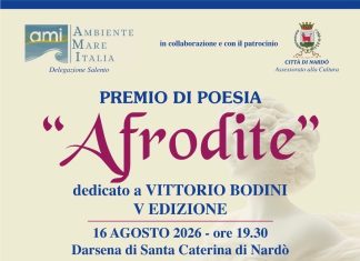Premio di Poesia “Afrodite”, la poesia si fa paesaggio: a Santa Caterina torna il “Lungomare dei Poeti”