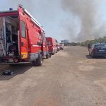 Incendio all'ecocentro di Lequile: operazioni proseguite per tutta la notte, al via le attività di bonifica - Corriere Salentino