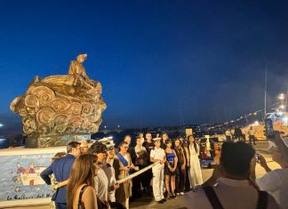 Gallipoli, una scultura per la Guardia Costiera: l’omaggio del “Giannelli”