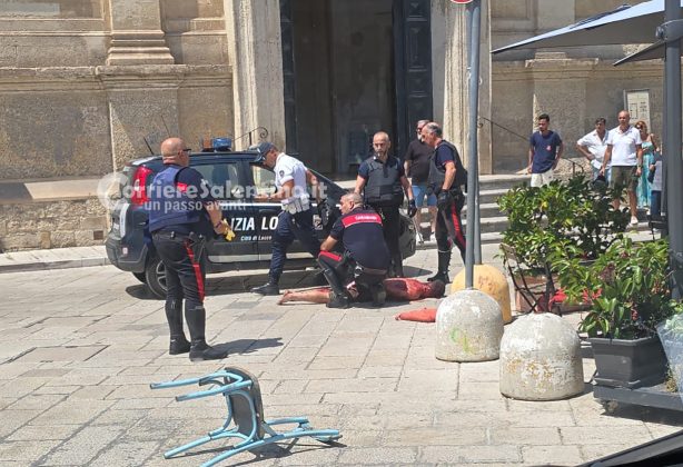 Dà di matto in centro, ferisce persone e distrugge oggetti, prima di essere immobilizzato - Corriere Salentino