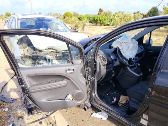 Schianto frontale sulla Racale-Torre Suda: 19enne in gravi condizioni - Corriere Salentino