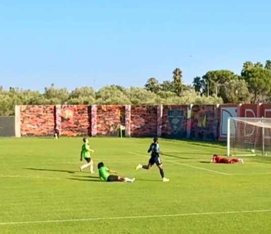 Successo dei giallorossi in amichevole con il Monopoli, primo gol per Geubbels