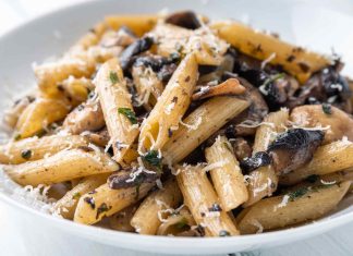 La ricetta del giorno: penne ai funghi