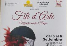 l’arte contemporanea s’inchina al passato. arte antiqua e la mostra fili d’arte eleganza senza tempo di ileana zatti al chiostro dei carmelitani Arte e dintorni - Corriere Salentino