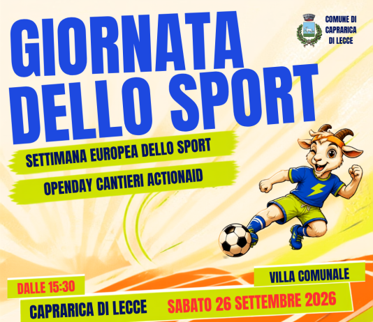 Settimana Europea dello Sport: a Caprarica un pomeriggio di esibizioni, inclusione e l’Open Day di ActionAid