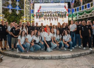Volley, la Narconon Melendugno si presenta in piazza Pertini: via alla stagione di Serie A2 tra memoria e comunità