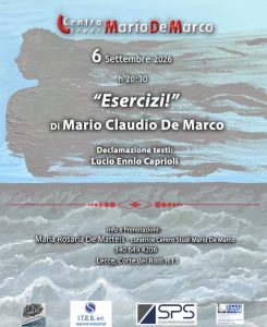 A sei anni dalla scomparsa del professore Mario De Marco, al via l’evento “Esercizi!” presso Corte dei Rodi a Lecce. Appuntamento per il 6 Settembre - Corriere Salentino