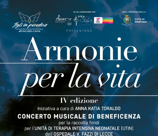 A Martano la IV edizione di “Armonie per la Vita”