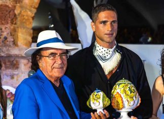 L’arte di Albano celebra il valore della gentilezza: prestigioso riconoscimento a Fabio Mancini l’iconico supermodello di Giorgio Armani