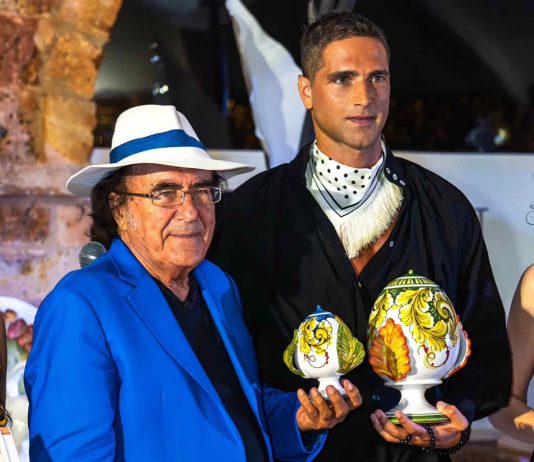 L’arte di Albano celebra il valore della gentilezza: prestigioso riconoscimento a Fabio Mancini l’iconico supermodello di Giorgio Armani