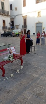 Femminicidio Lorena, a Copertino tutti in rosso per dire basta - Corriere Salentino