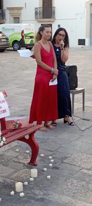 Femminicidio Lorena, a Copertino tutti in rosso per dire basta - Corriere Salentino