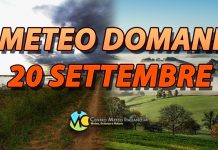 le previsioni meteo di domenica 20 settembre Ambiente - Corriere Salentino