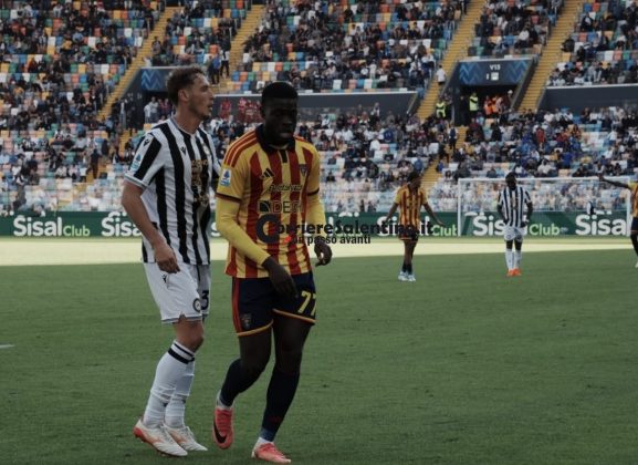Udinese-Lecce 0-3, i giallorossi dominano per tutta la partita contro i friulani - Corriere Salentino