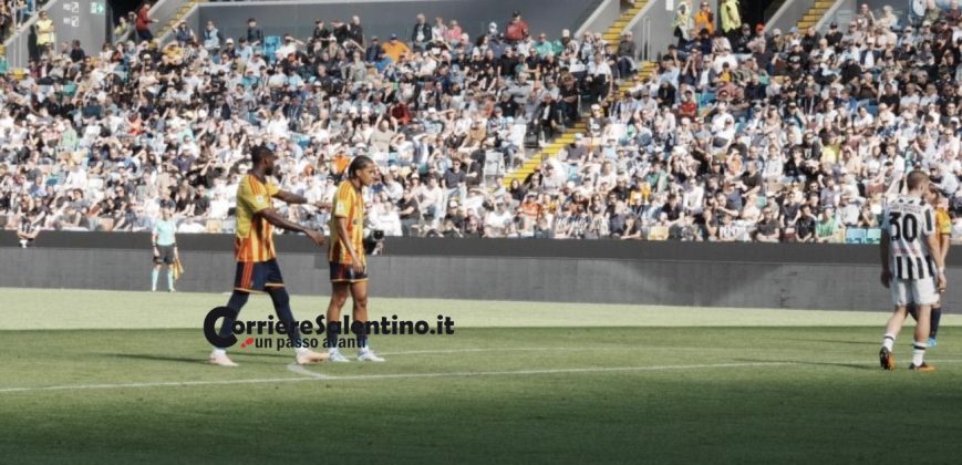 Udinese-Lecce 0-3, i giallorossi dominano per tutta la partita contro i friulani - Corriere Salentino