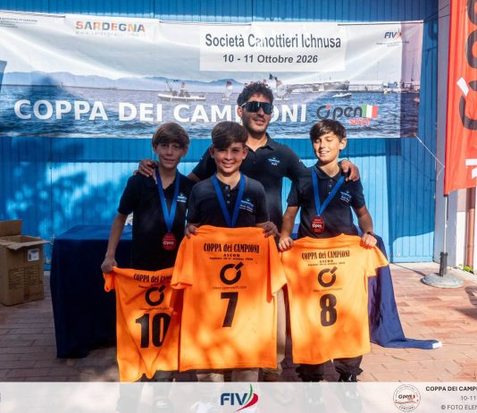 Vela, il Circolo nautico “La Lampara asd” di Santa Caterina di Nardò conclude la stagione con tre dei suoi atleti tra i migliori d’Italia nelle classifiche Open Skiff