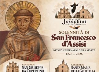 Si celebra domenica prossima nel Santuario Sancta Maria della Grottella la Solennità di Francesco d’Assisi nell’Ottavo Centenario della Morte
