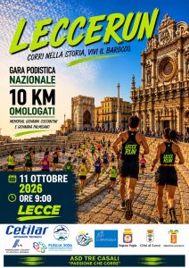 Lecce svela il suo volto sportivo: oltre mille podisti al via per la prima volta del “Corripuglia” nel barocco - Corriere Salentino