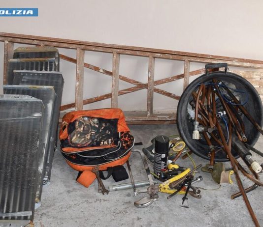 Sorpreso a rubare rame in un ex plesso sanitario della ASL: 57enne ai domiciliari