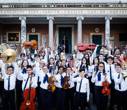 I giovani musicisti dell’Orchestra salentina SMA in concerto con i Pueri Cantores della Cappella Musicale Pontifici