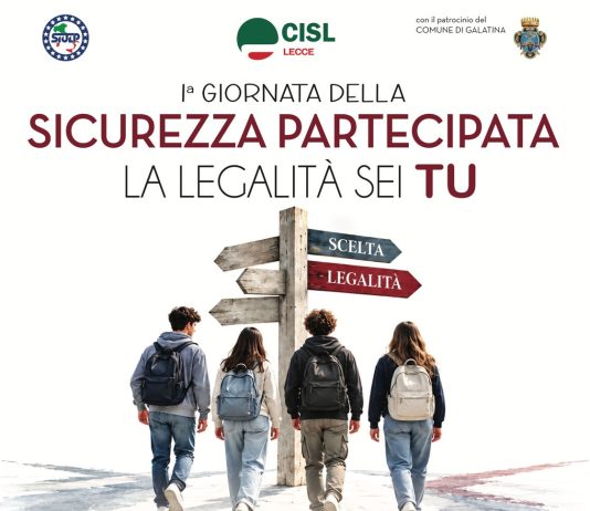 La legalità è una scelta di vita che si costruisce insieme. Al via a Galatina la I Giornata della Sicurezza Partecipata