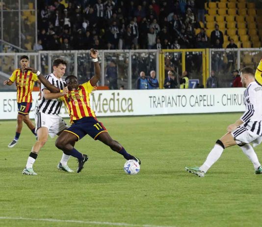 Il Lecce regala un tempo e la Juve lo punisce, ripresa arrembante ma il gol non arriva: 0 a 2
