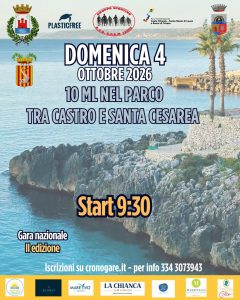 Domenica 4 ottobre si corre nel Parco Naturale Costa Otranto – Santa Maria di Leuca - Corriere Salentino