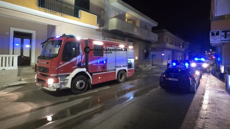 Incendio nella notte a Galatone: grave un uomo, distrutta un'abitazione - Corriere Salentino
