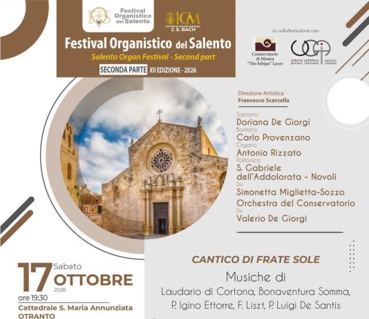 Festival Organistico del Salento, due concerti tra Otranto e Martignano oggi e domani