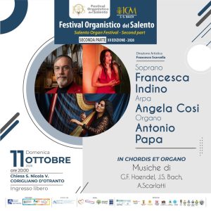 Festival Organistico del Salento, due concerti imperdibili a Castrignano dei Greci e a Corigliano d’Otranto - Corriere Salentino